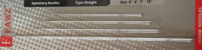 Hand Sewing Upholstery Needles Straight Mixed Packet (5"; 6"; 7"; 10")