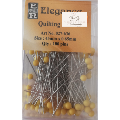 Quilting Pins 45mmX0.65mm 100 in packet